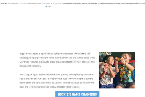 biggamechangers.com site used Cloux
