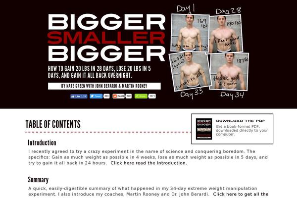 biggersmallerbigger.com site used Rotorwash