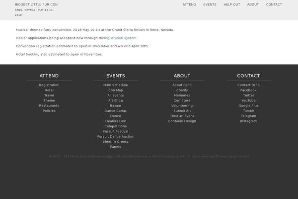 biggestlittlefurcon.org site used Blfc2017
