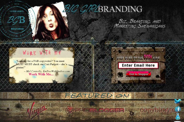 Typology theme site design template sample