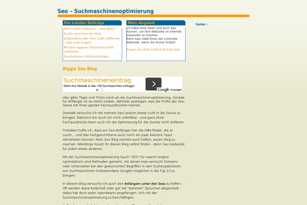 biggis-seoblog.de site used Jump