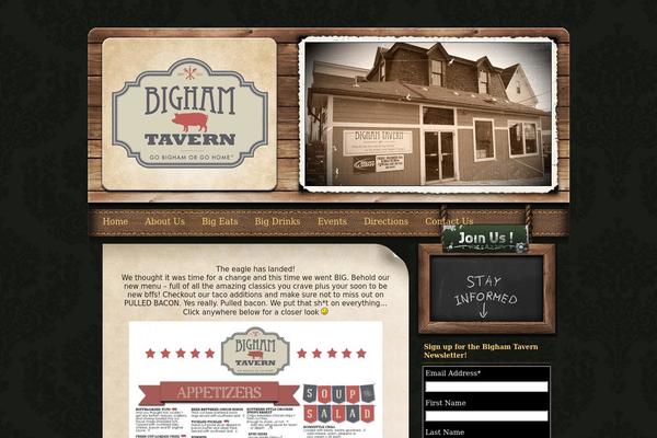 bighamtavern.com site used Pubforce