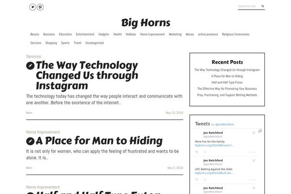 bighorns.org site used Kerinci