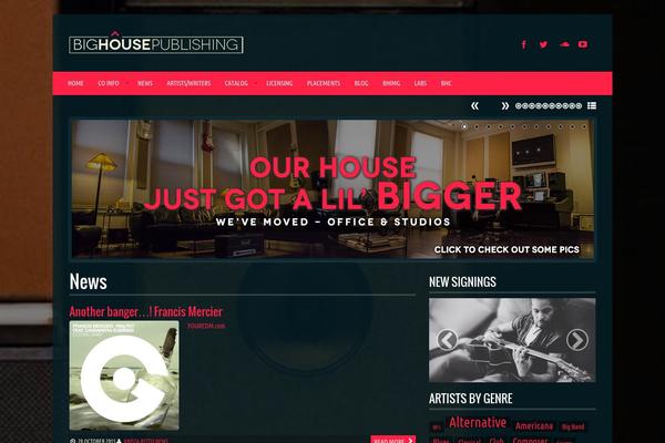Slam theme site design template sample