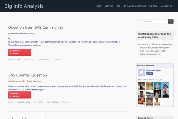 Qualia theme site design template sample