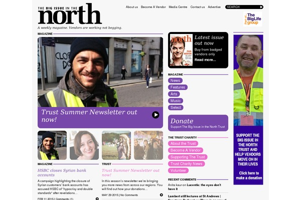 bigissueinthenorth.com site used Bigissue