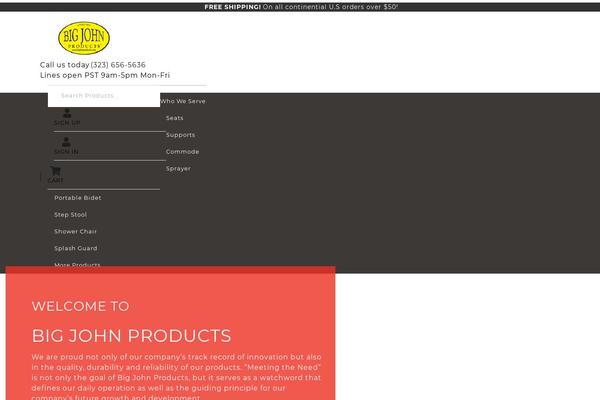 bigjohnproducts.com site used Bigjohn