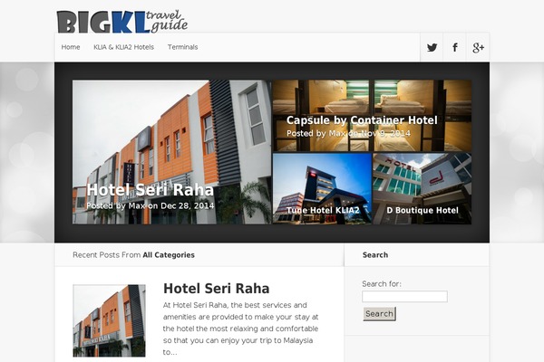 Nexus theme site design template sample