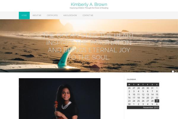 Oceanic theme site design template sample