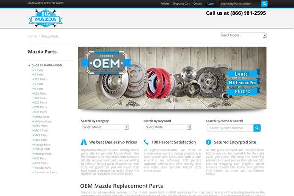 bigmazdaparts.com site used Automotive_ultra