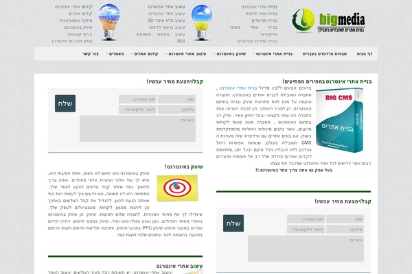 Big theme site design template sample