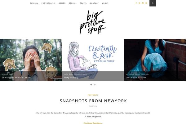 Hemlock theme site design template sample