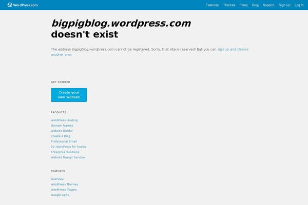 bigpigblog.com site used Coral Drive