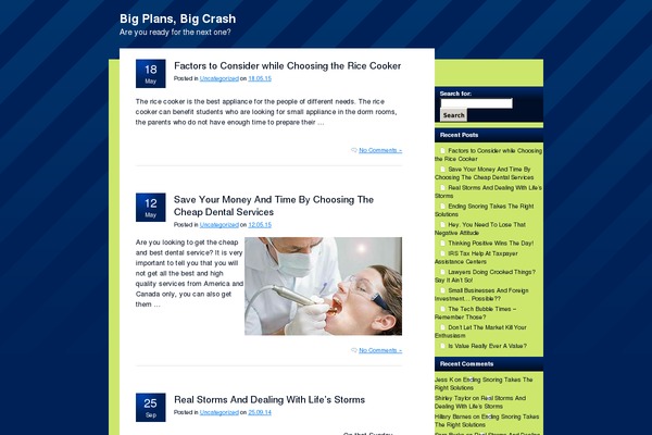 bigplansbigcrash.com site used Nightly