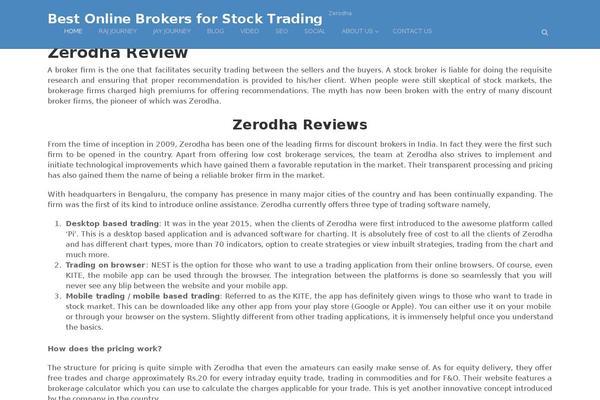 Site using WP Review plugin
