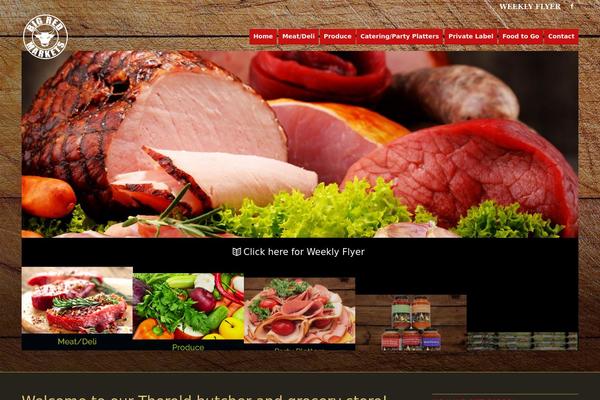 Bonanza theme site design template sample