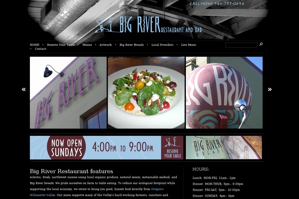 Dark-atlantica theme site design template sample
