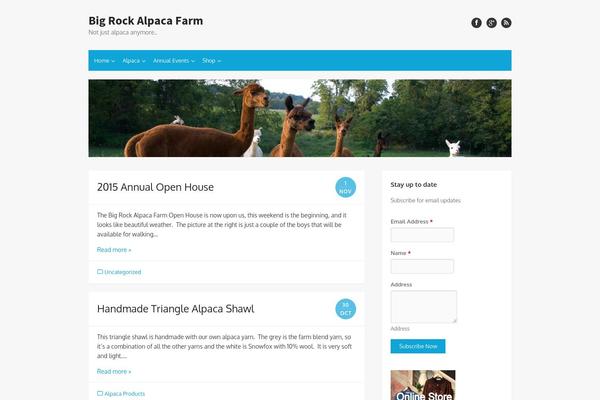 The Box theme site design template sample