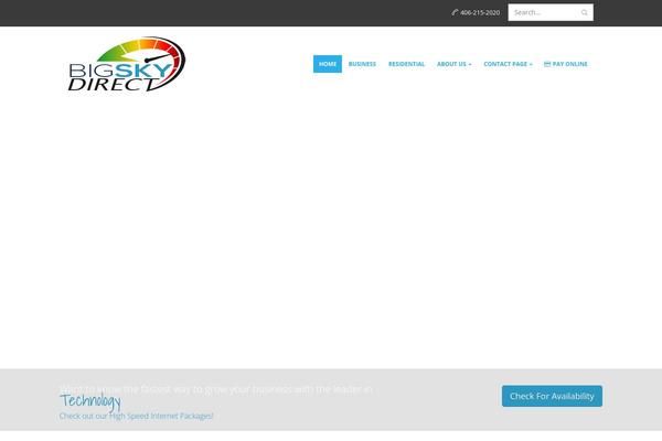 Site using Vamtam-push-menu plugin
