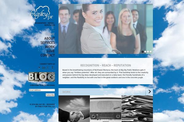 Mercina theme site design template sample