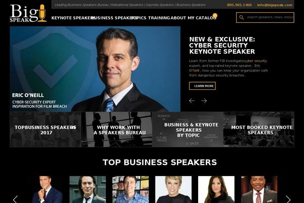 bigspeak.com site used Bigspeak