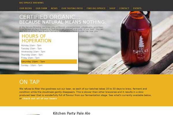 bigspruce.ca site used Reverie