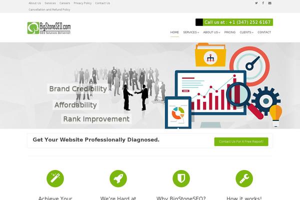 Alterna-child theme site design template sample