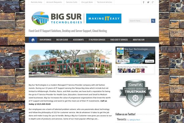 bigsurtech.com site used Minezine-premium