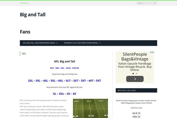 SmartMag theme site design template sample