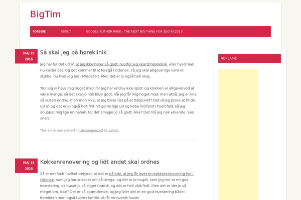 Matina News theme site design template sample