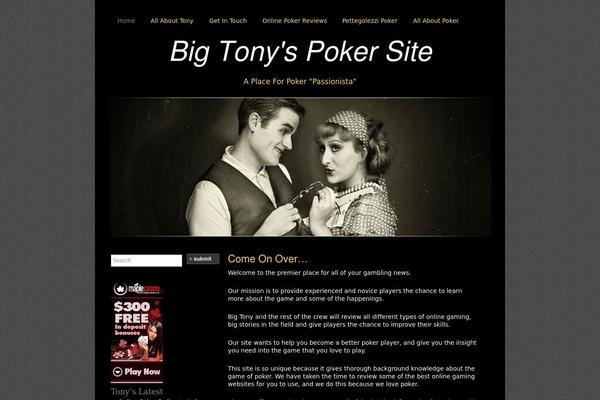 bigtonypoker.com site used Silent Film