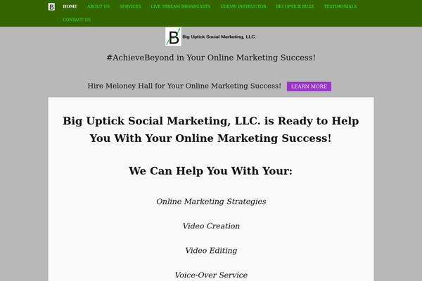 bigupticksocial.com site used Crescent-theme