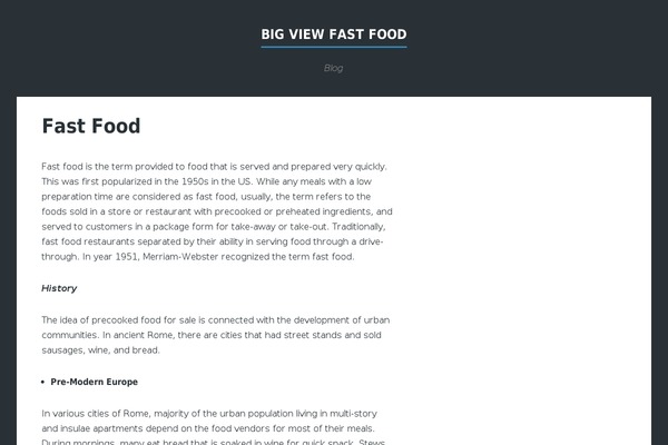 Finch theme site design template sample