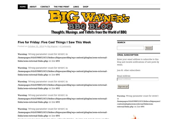 bigwaynerbbq.com site used Coraline