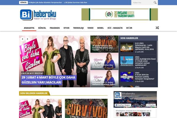NanoMag theme site design template sample