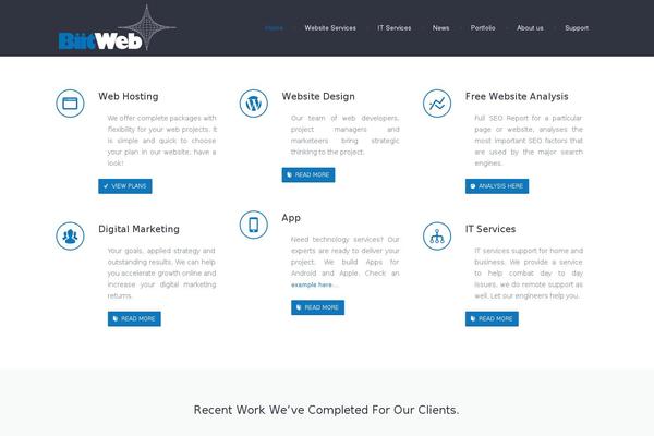 biitweb.com site used Biitwebtheme