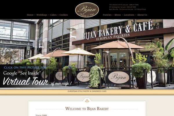 bijanbakery.com site used Elegantia Child