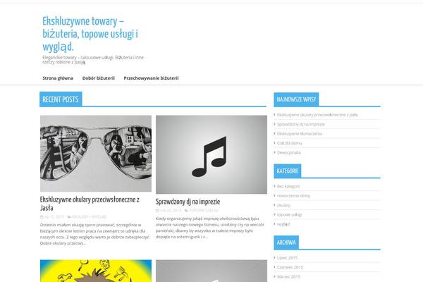 Verge theme site design template sample