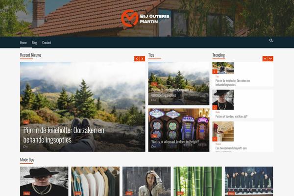 CoverNews theme site design template sample