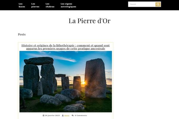 Ovation Blog theme site design template sample