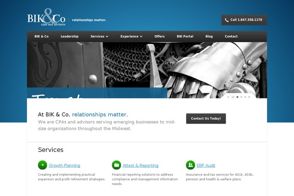 Nexus theme site design template sample