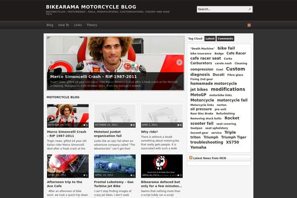 bikearama.com site used Arras WP theme