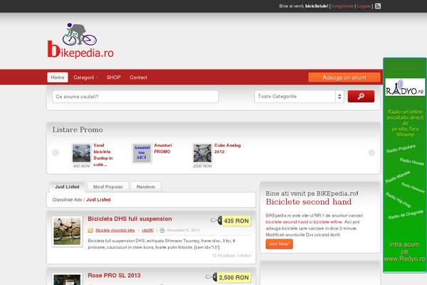 ClassiPress theme site design template sample