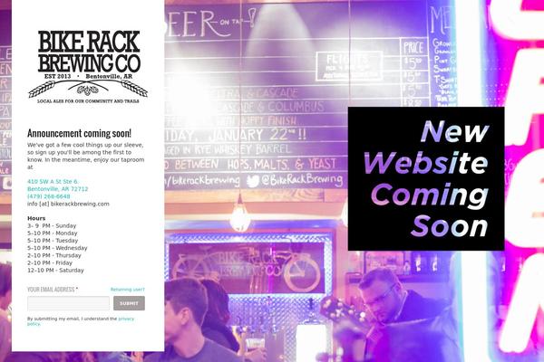 bikerackbrewing.com site used Bar_and_grill