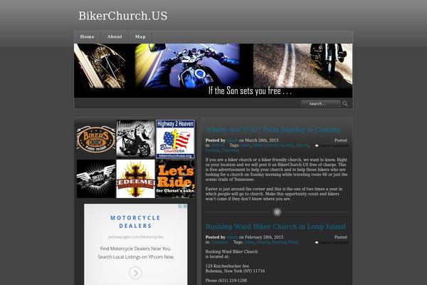 Ikarus theme site design template sample