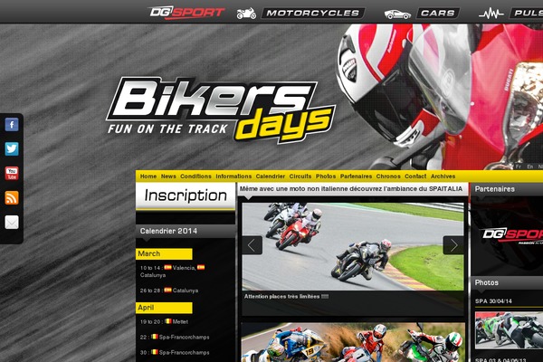 bikersdays.com site used Dgsport-master