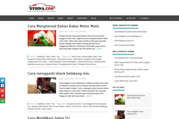 WordPlus theme site design template sample