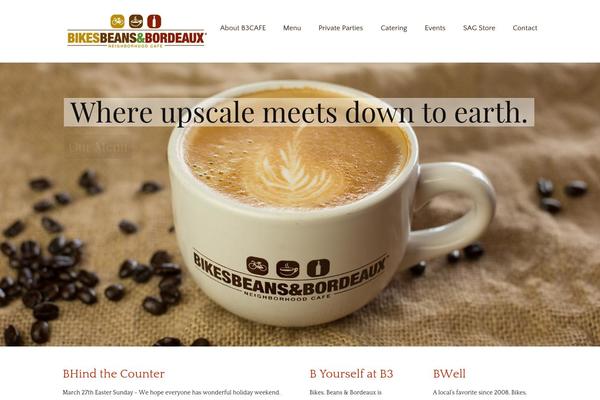 B3 theme site design template sample