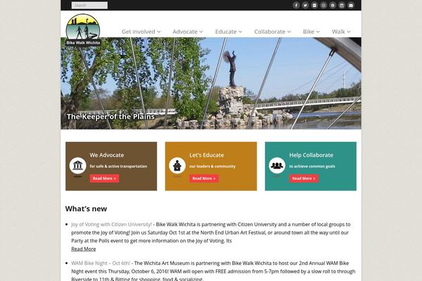 bikewalkwichita.org site used Minamaze