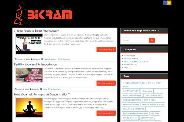 Magazine Style theme site design template sample